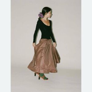 Maryam Nassir Zadeh MNZ maxi scoop neck dress